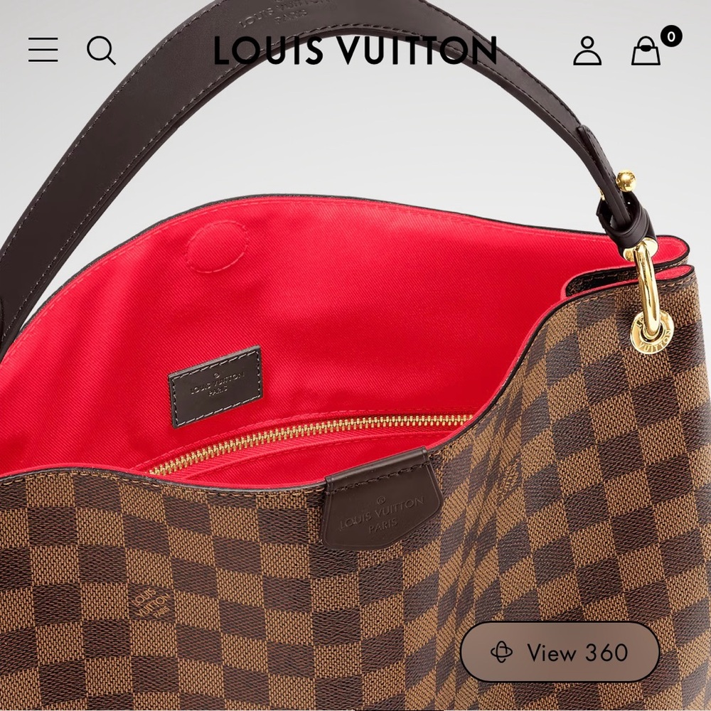 Louis Vuitton Brown Checkered Tote
